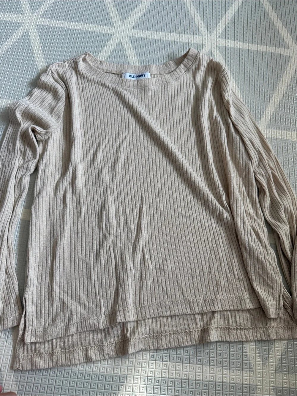 2 Piece Bundle Lot Old Navy Ribbed Crewneck Sweaters. Size L 10/12